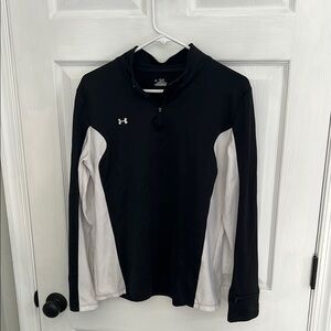 Under Armour Black and White Quarter Zip, Women’s Large